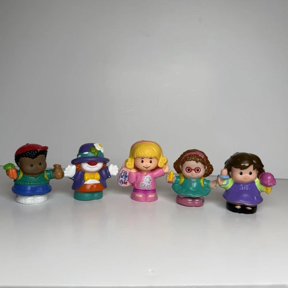 Fisher Price Little People Figure Toy Girls Boys Children Clown School 5
